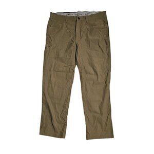 Orvis Mens Moss Olive Green Khaki Pants Size 36x29 Outdoor Hiking Gorpcore